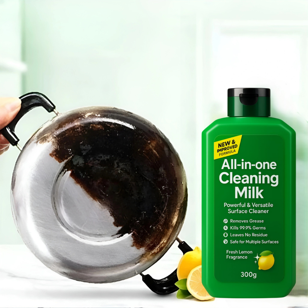 All-in-One Cleaning Milk — Stubborn Stain Remover for Kitchen, Bathroom & More