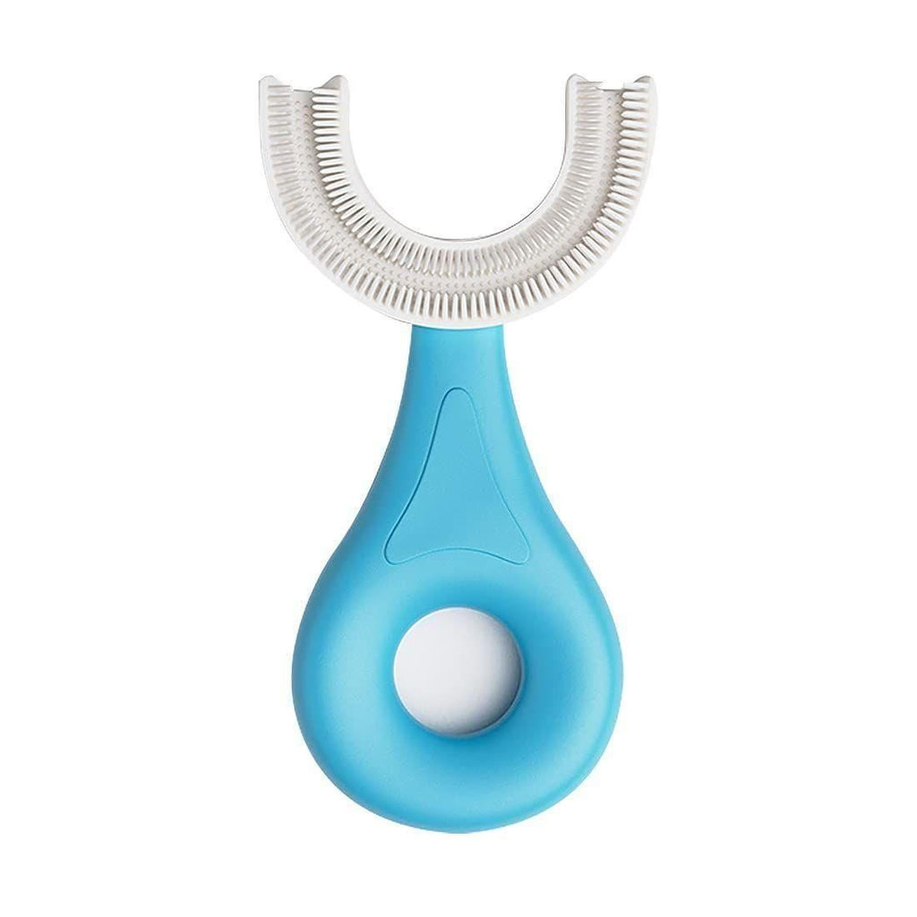 Brush- U Shaped Toothbrush for Silicone Infant Toothbrush For Mouth-Cleaning ( Pack of 1 )