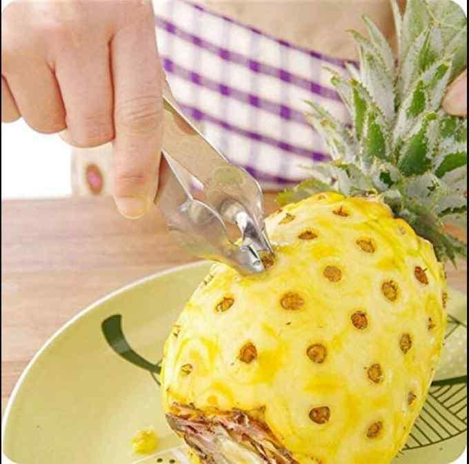 Stainless Steel Pineapple Eye Remover Clip
