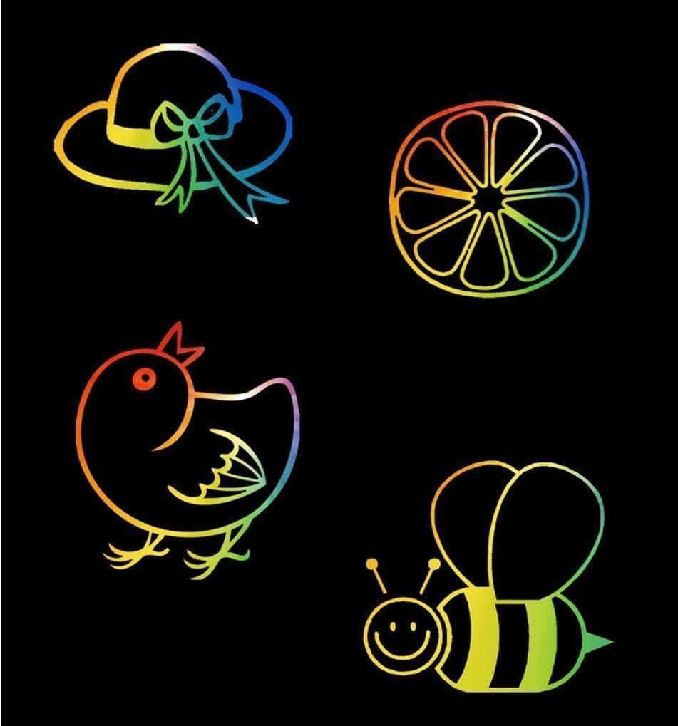 Small Scratch Art Note Book Pack of 2