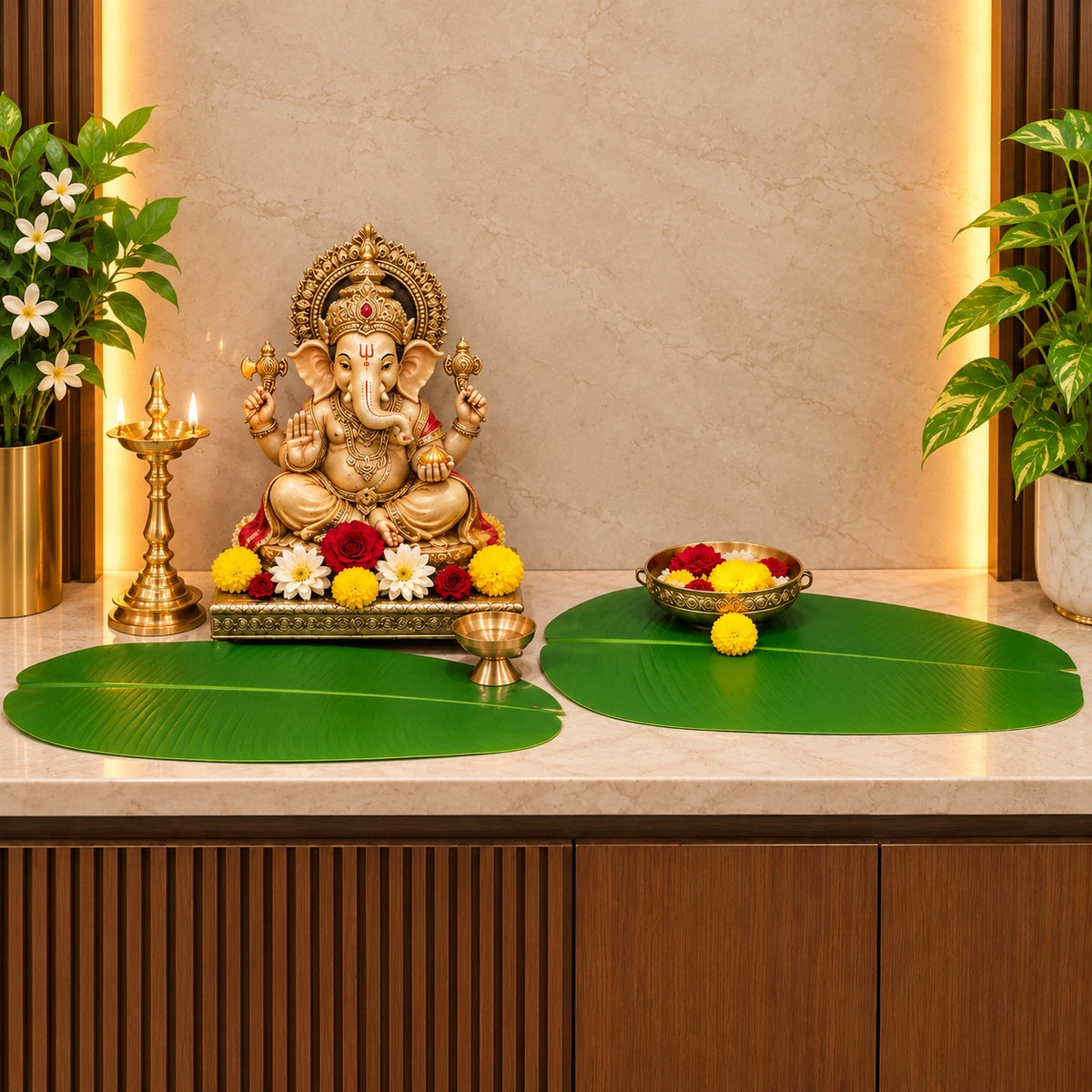 Artificial Banana Leaf Mats