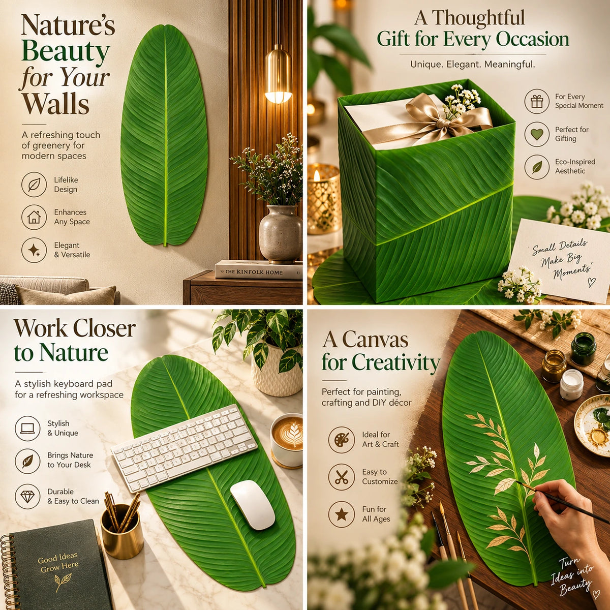 Artificial Banana Leaf Mats