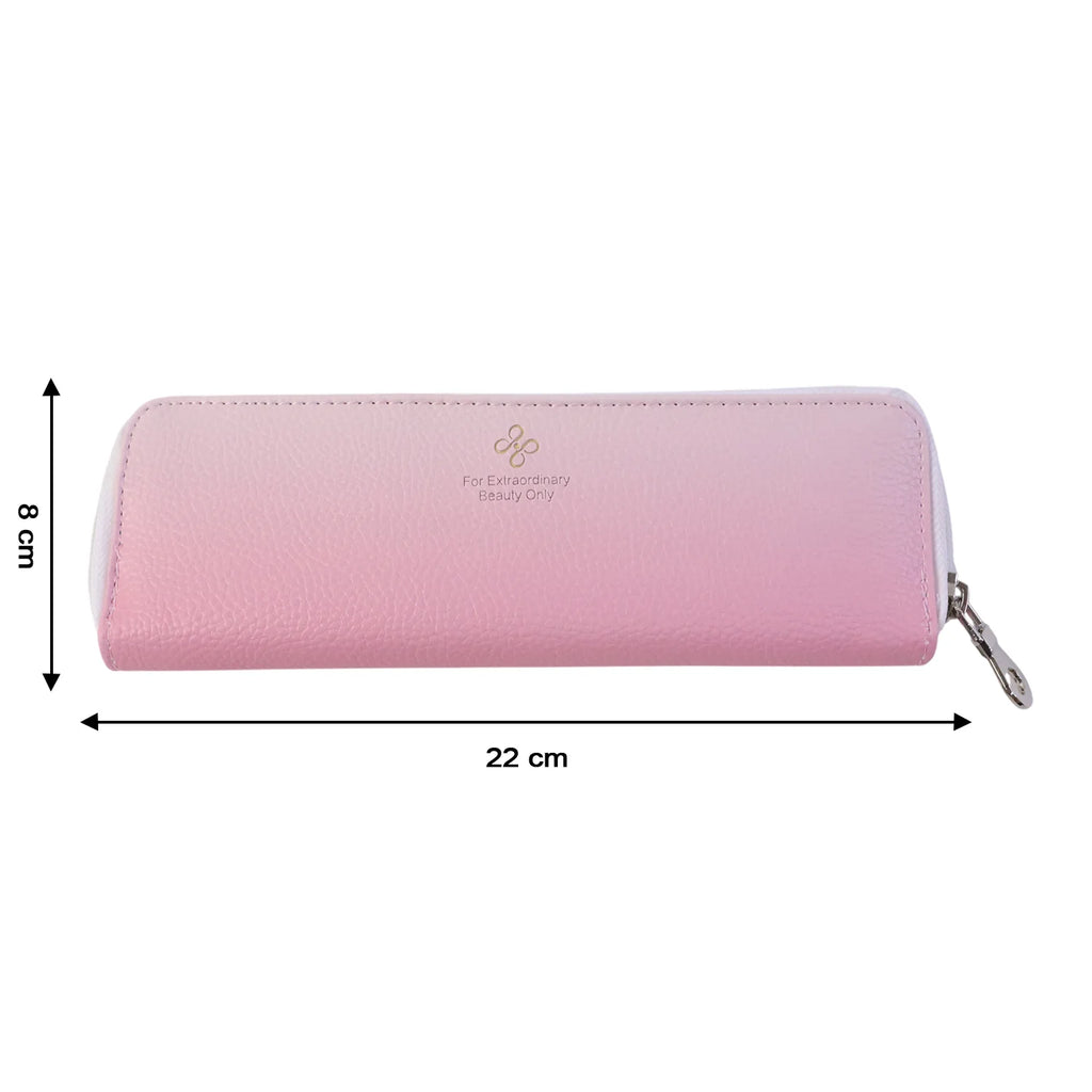 Premium PU Leather Makeup Brush Pouch