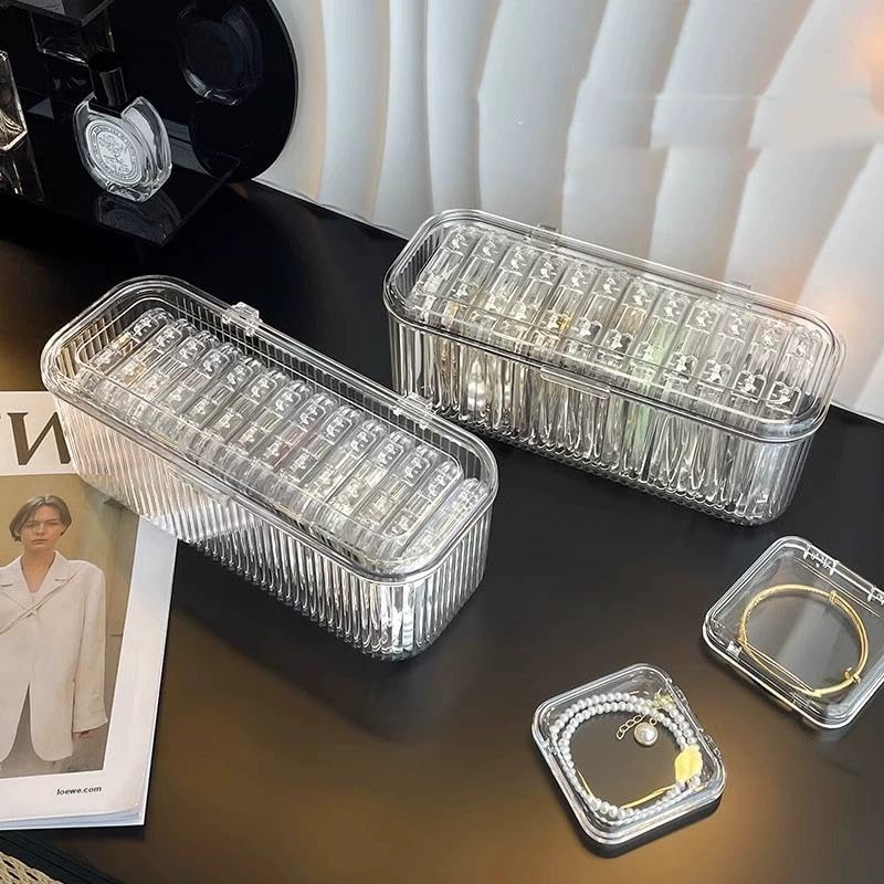 14 in 1 Portable Acrylic Jewelry Organizer