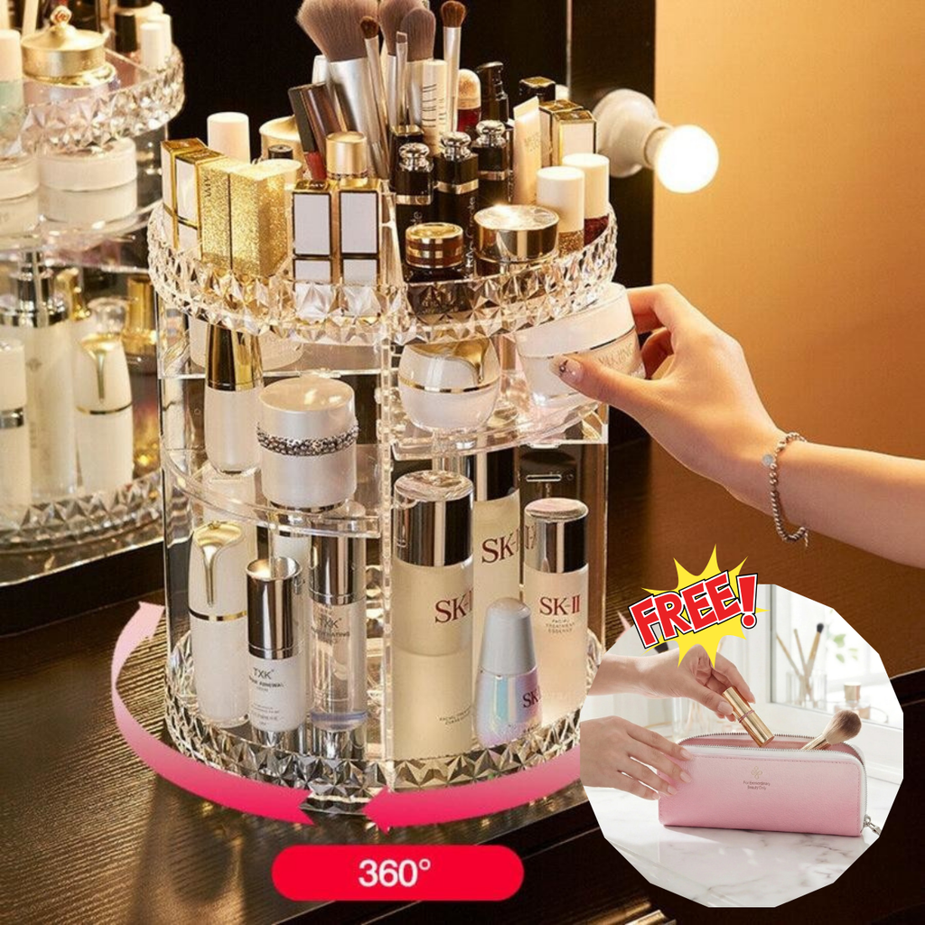 360° Rotating Cosmetics Organiser