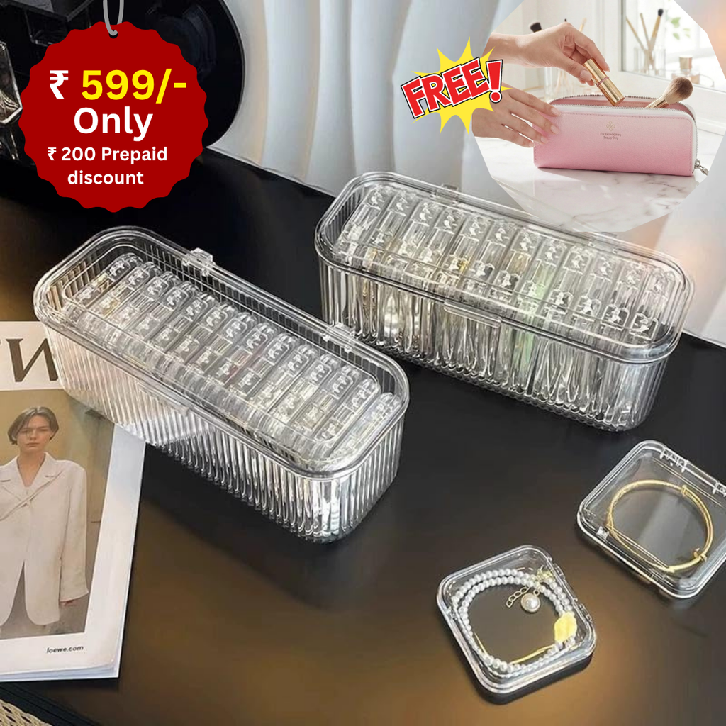 14 in 1 Portable Acrylic Jewellery Organizer